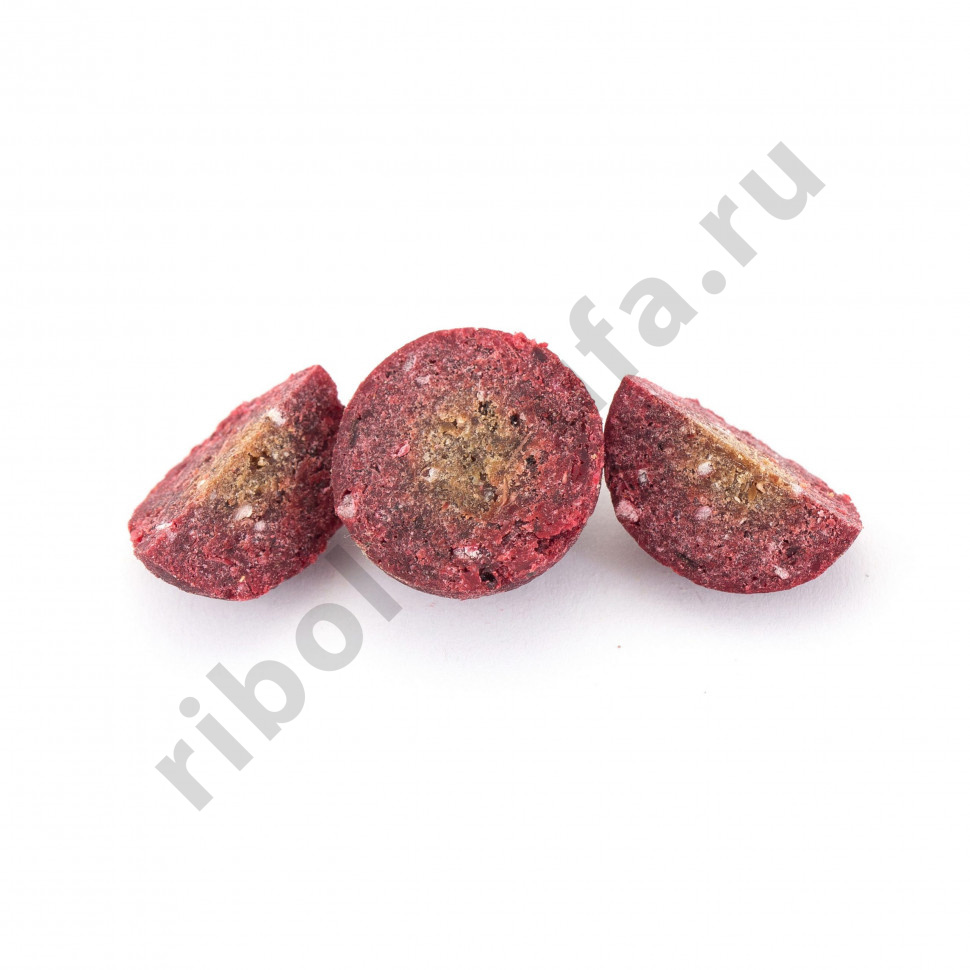 Бойлы GBS Baits тонущие насадочные 20мм 1кг Strawberry Клубника