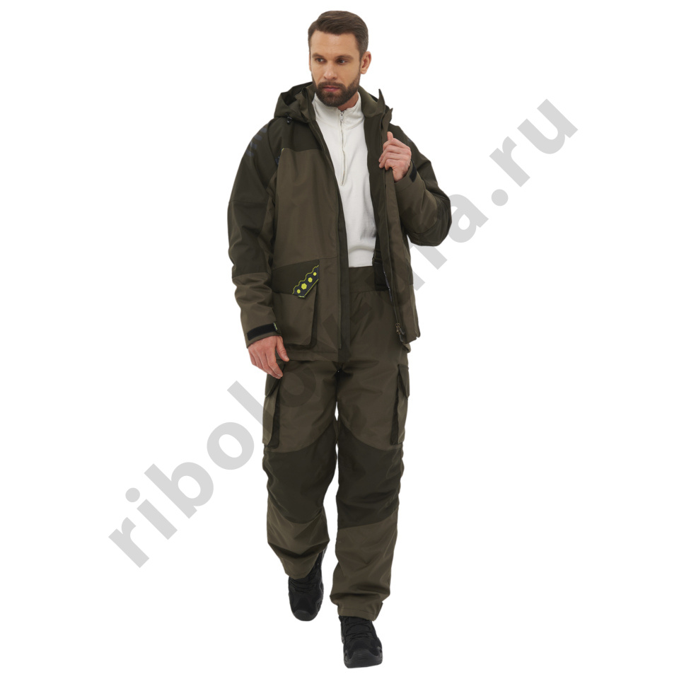 Костюм Aquatic демисезонный К-10Х (мембрана: 10000/10000 цв.хаки) р. 48-50