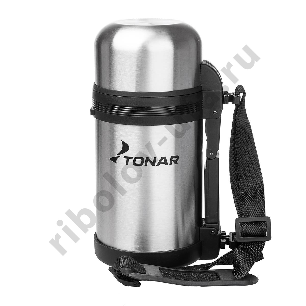 Термос Tonar 1.2л HS.TM-011 (дополн.пласт.чашка, скл.ручка, ремень)