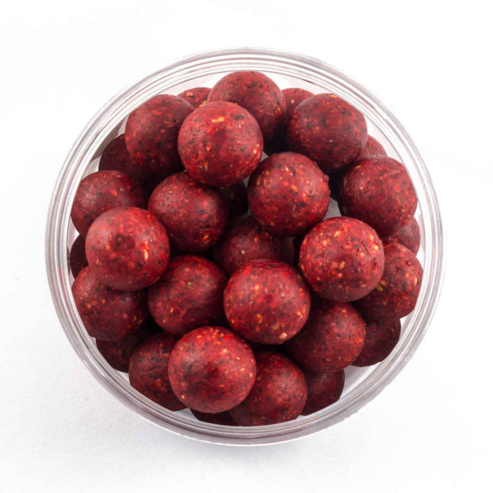 Бойлы GBS пылящие 16 мм 100г Shrimp Креветка (банка)