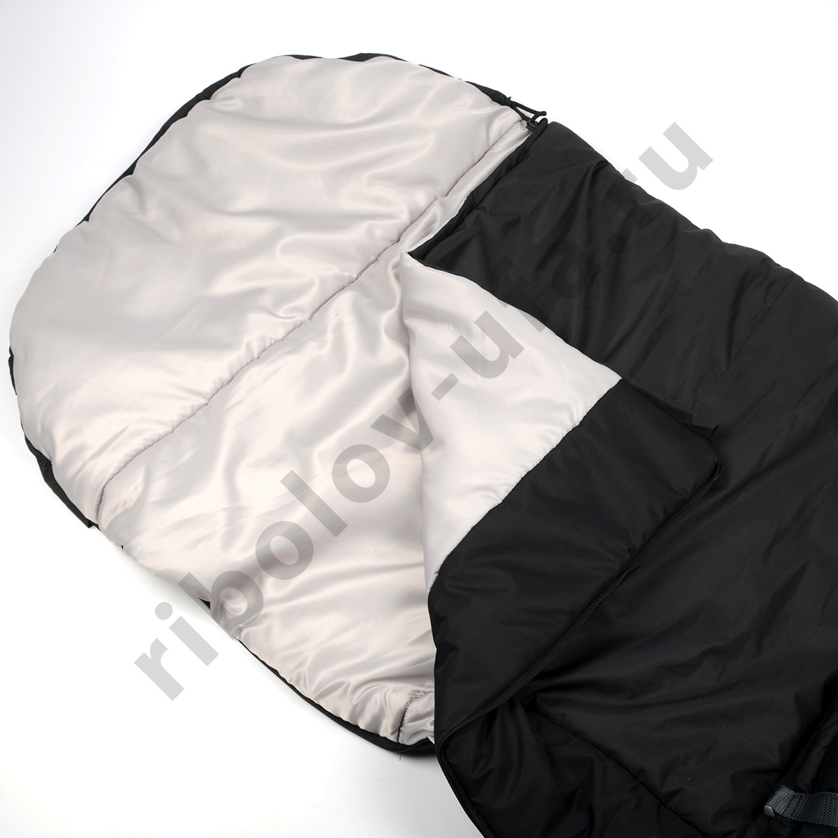 Спальник No name Extrime с подгол. 180*40*80см. темп. реж. -20 мембрана цв. черный