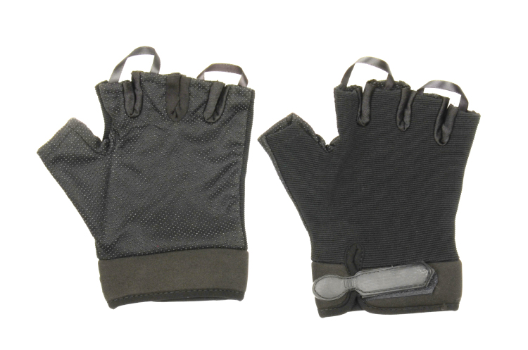 Перчатки туристические Следопыт  без пальцев Цв. Черный р. XL