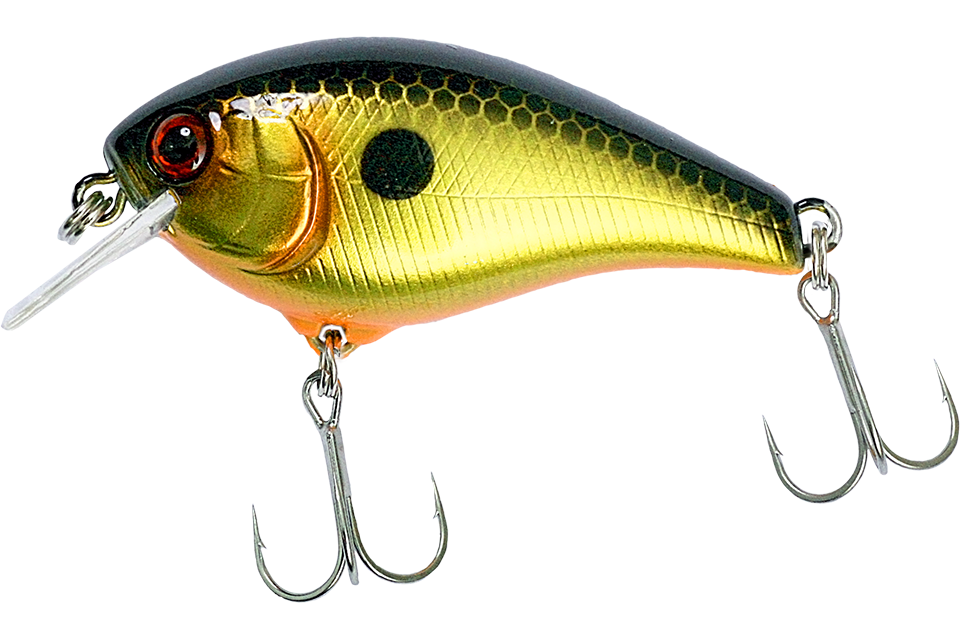 Воблер Jackall Aska дл. 4.5 мм, гл. 1.0-1.5 м, 4.6 гр., floating, цв. gold&black