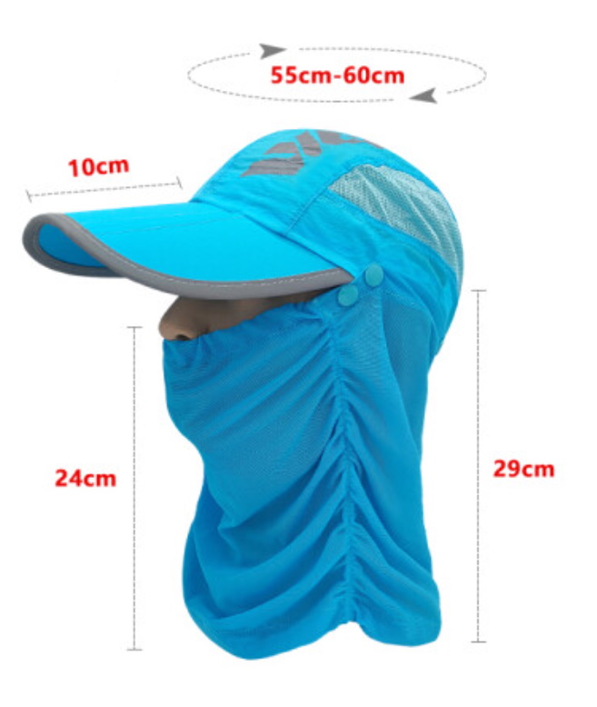 Бейсболка Wefox WFX-6001 с защитой лица и шеи LB (878)