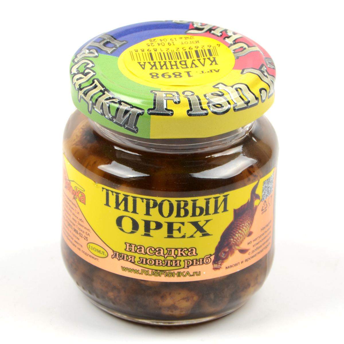 Насадка Fish.ka Тигровый орех, Клубника 110мл стекл/б