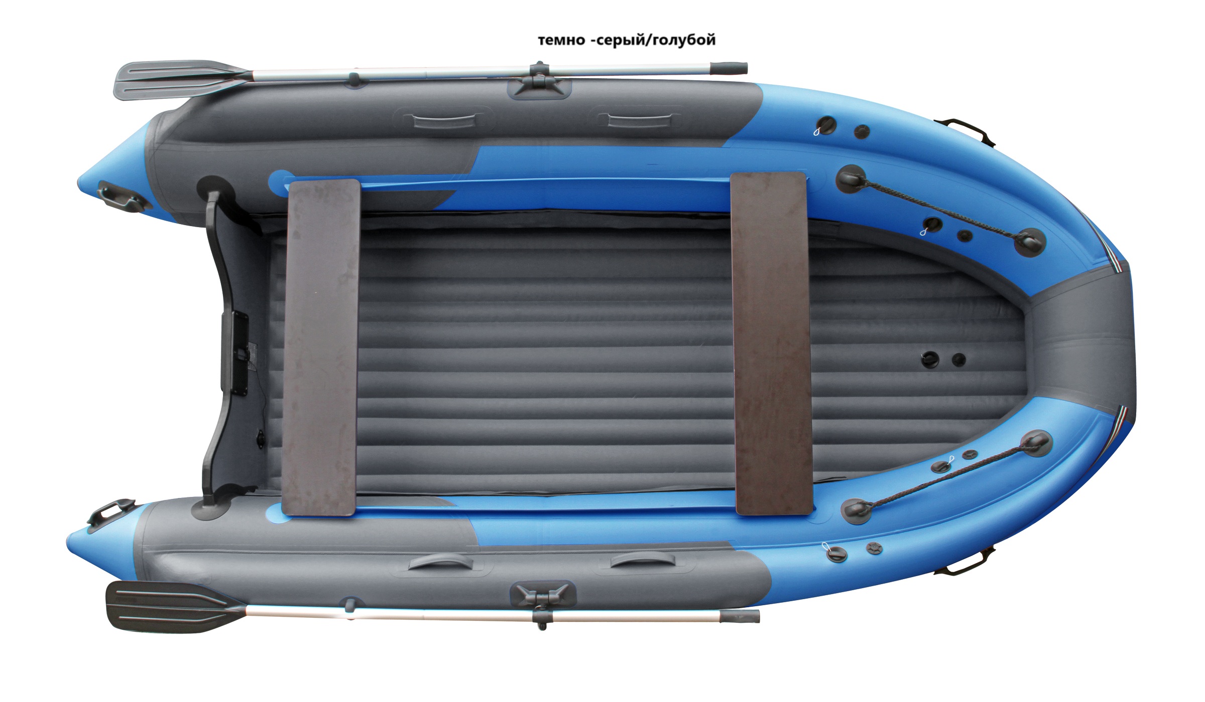 Лодка Skat Triton 400 Fi цв. т.сер-голубой