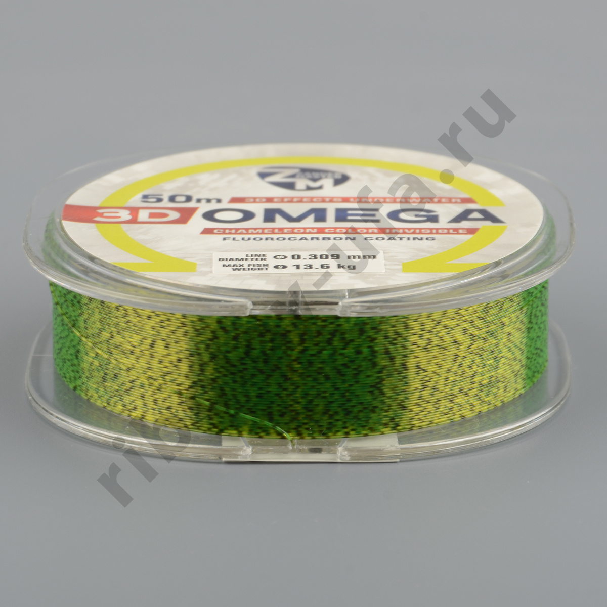 Леска Zander Master 3D Omega 50м зеленая 0,105