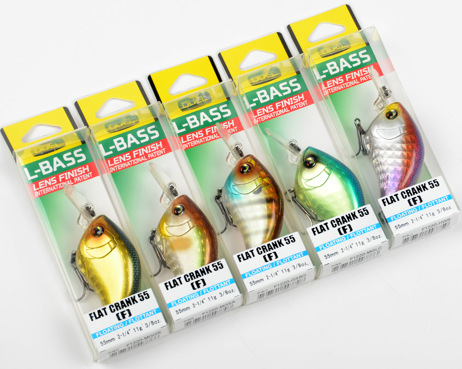 Вoблер Yo-Zuri F1220 - L-Bass Flat Crank 55F 11гр. цв. MGSA