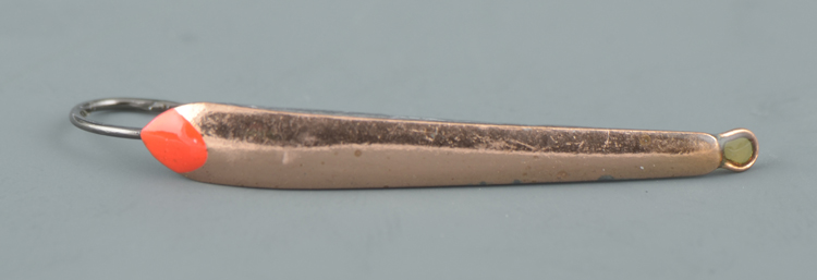 Блесна зимняя Пирс Гвоздик малый 1,6 гр, медь, с 1-м крючком