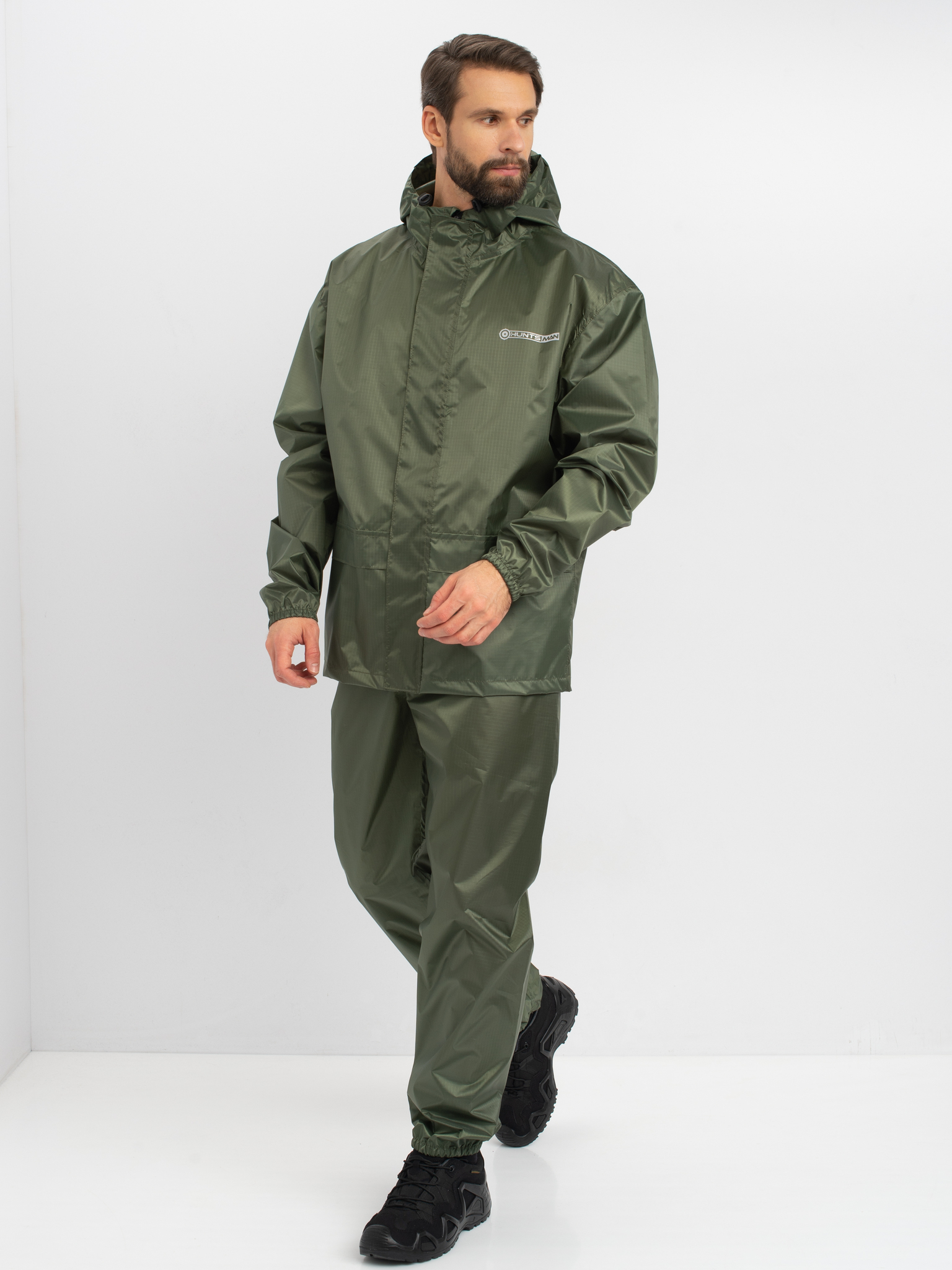 Костюм Huntsman Склон-2 (ВВЗ 3000мм) цв.Зеленый тк.Таффета р. 44-46, рост 170
