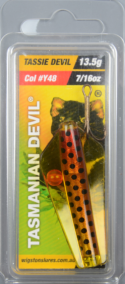 Блесна Wigston Lures Tasmanian Devil 13гр #Y48 Eucumbene Bomber