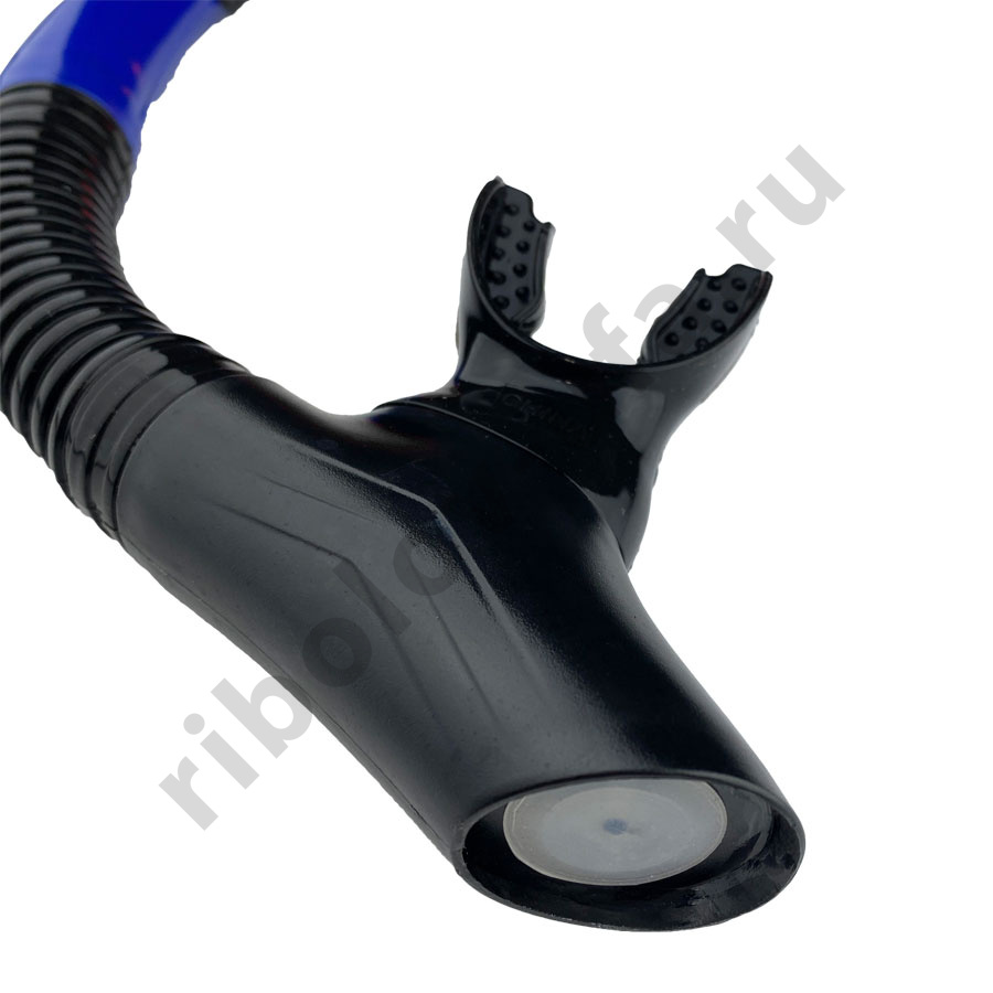 Трубка Scorpena J2 с двумя клапанами, синяя