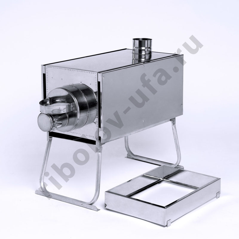 Печь Инвент экономка малая 500*280*340 нерж.сталь 0,8мм со стацин.экранами+короб для камней в сумке