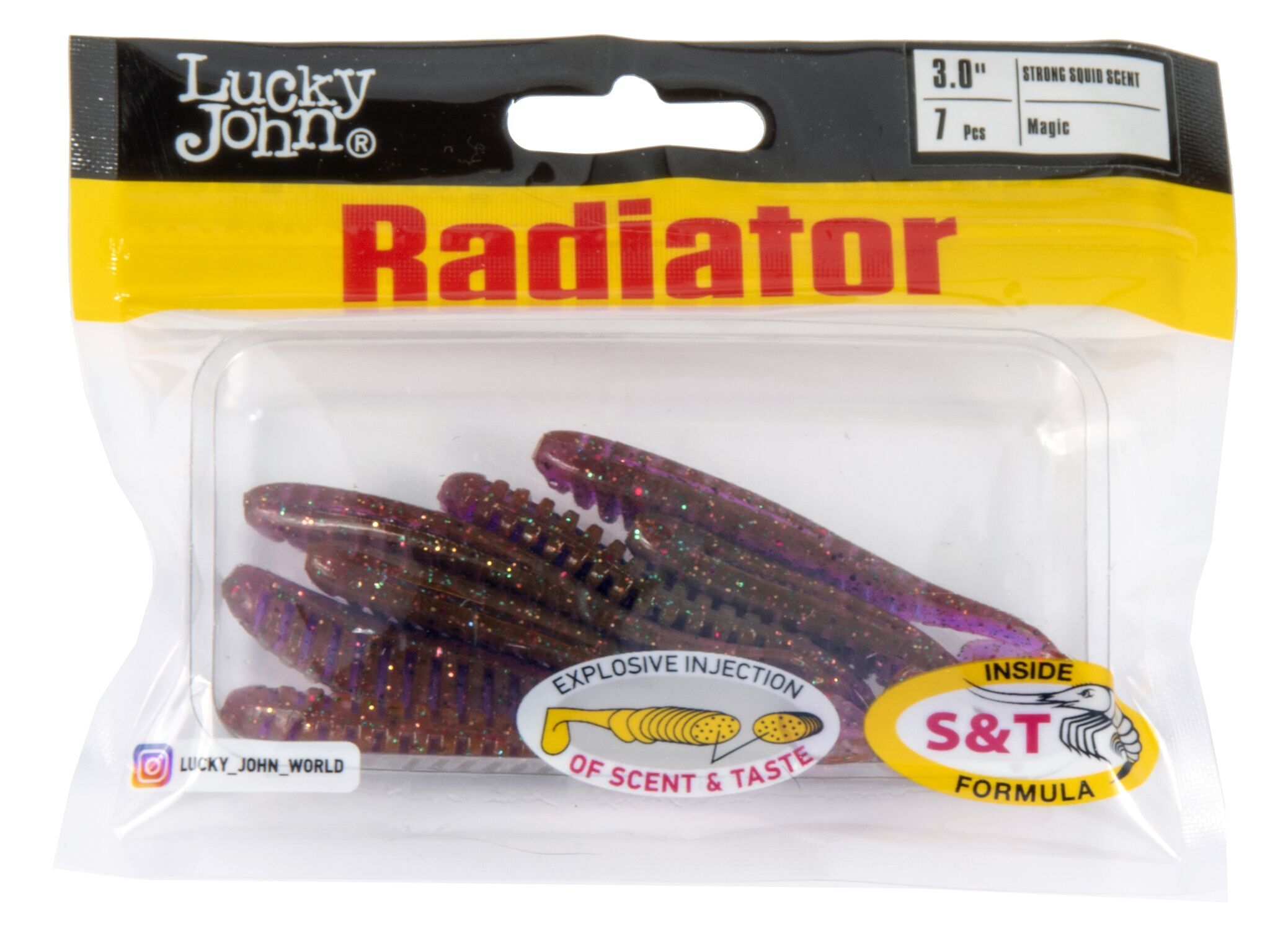 Силиконовая приманка Lucky John Radiator 3.0in 7.5см /S13