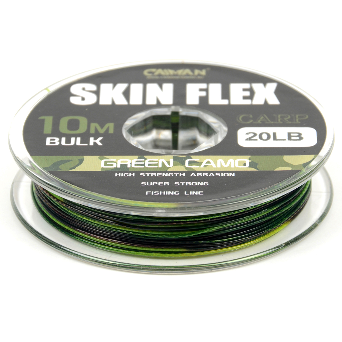Поводковый материал Caiman Skin Flex в оплетке Камуфляж 10м 20lbs 215866
