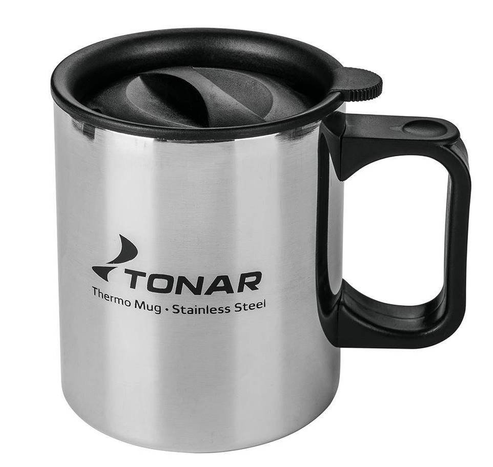 Термокружка Tonar 0,45л T.TK-047-450 (с пл. крышкой)