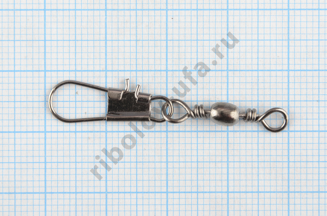 Вертлюжок с карабином Catcher Barrel Swivel w Iterlock Snap # 7