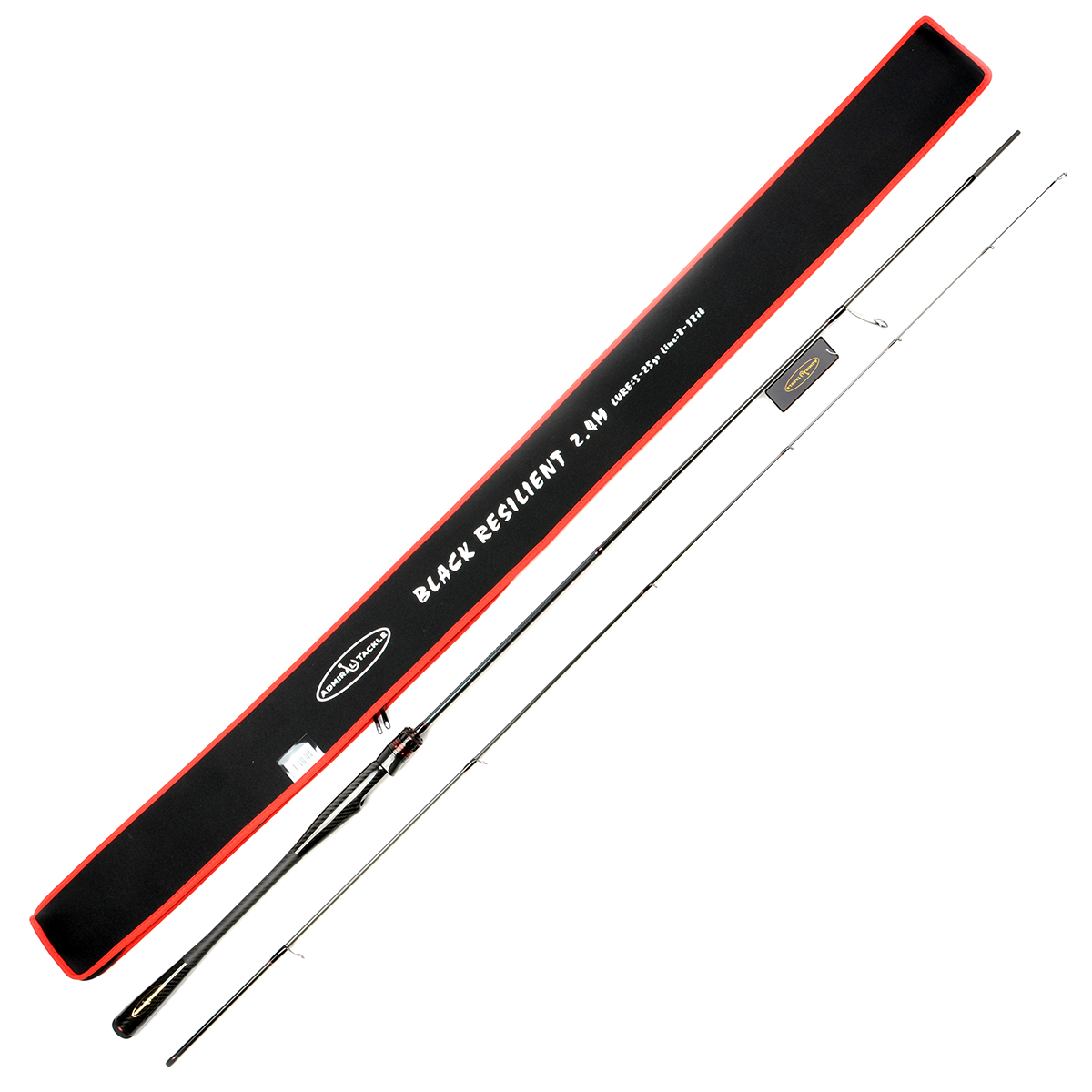 Спиннинг Admiral Black ResiLient 2.4м, 5-25гр 