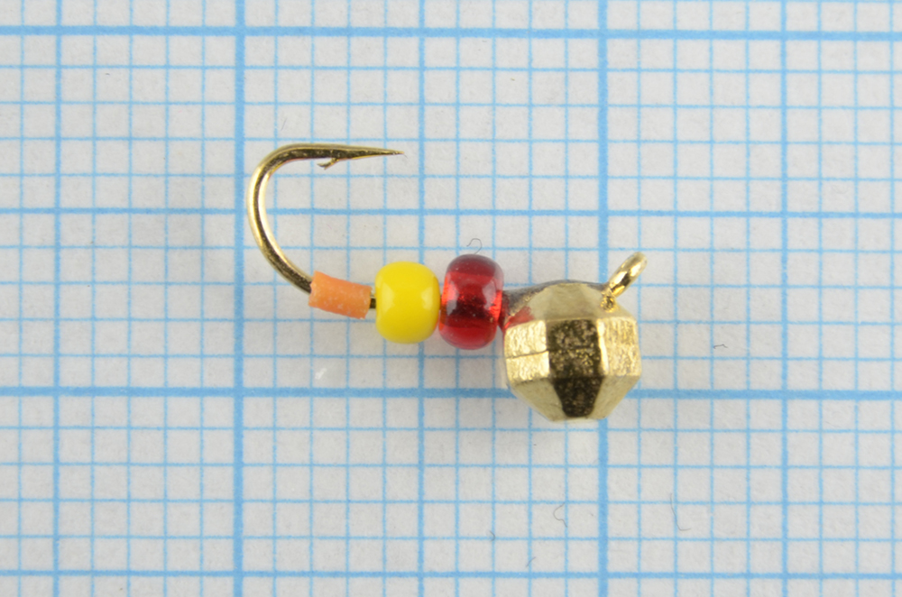 Мормышка вольфрам Bravo Fishing Шар с ушком крупная грань 4.0 мм 0.52 гр Go