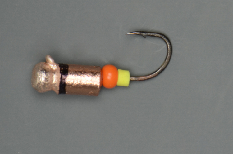 Мормышка Золотой плёс вольфрамовая точеная Солдатик 3 разнополярный с петлей  0.9 гр