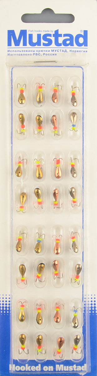 Набор мормышек РВС тип 2 141 Коза (уп.32шт)