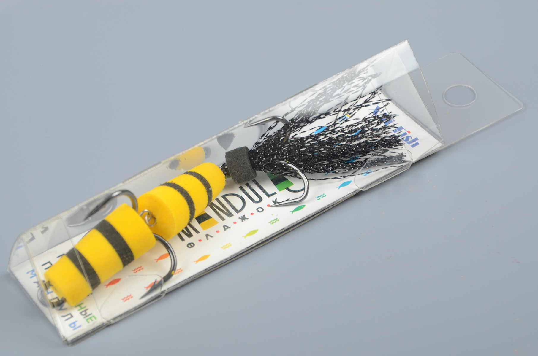 Приманка джиговая XXL Fish, Мандула Флажок, блистер мод.№1-Д, 90мм #ЖЧ-Д