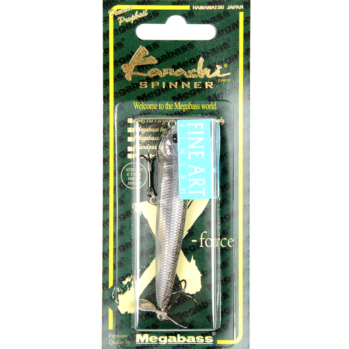 Воблер Megabass Karashi Spinner 6гр 70мм #FA Shirauo 544071