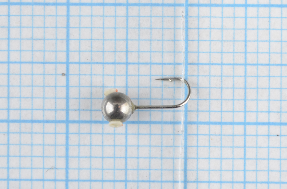 Мормышка вольфрам.Тульская Дробинка с кембриком d-2,7мм черн. 