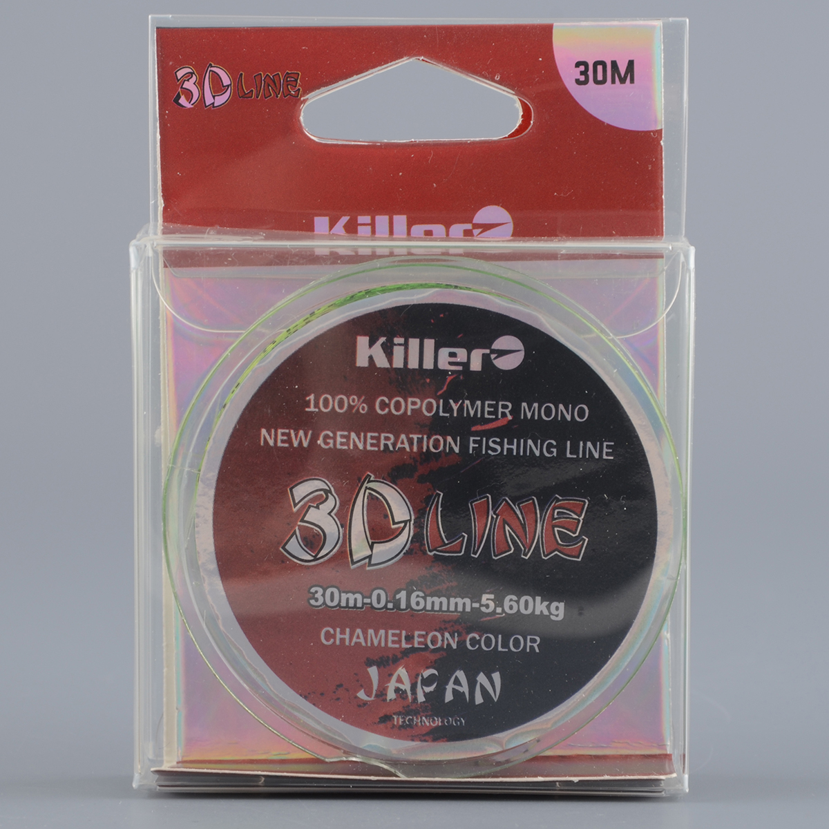 Леска Killer 3D Line 30мм 0,08мм