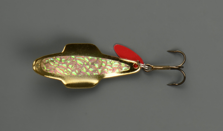 Блесна зимняя Bay de Noc Vingla #6V Gold Ice