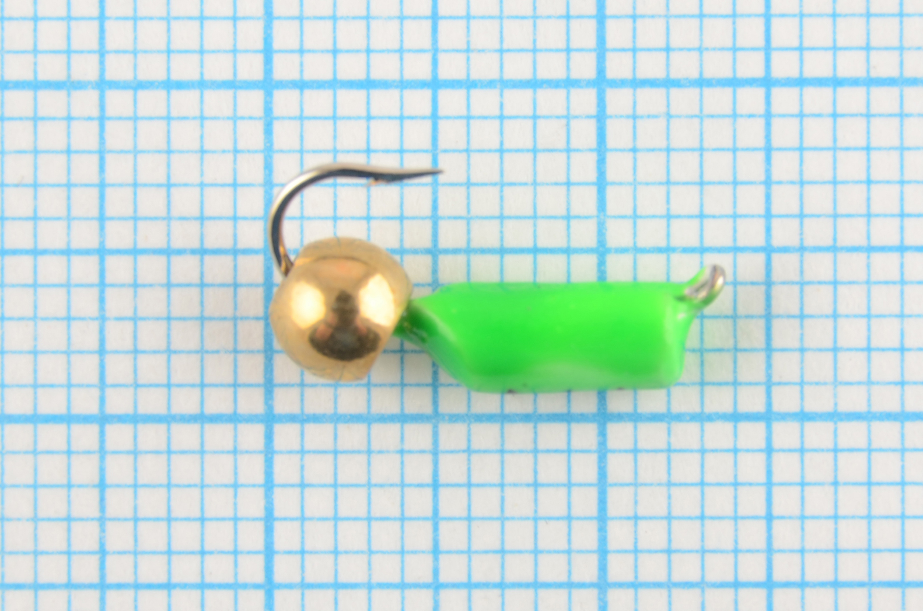 Мормышка Wormix точеная вольфрамовая Столбик d=3 с латунным шариком (зеленый) арт. 457