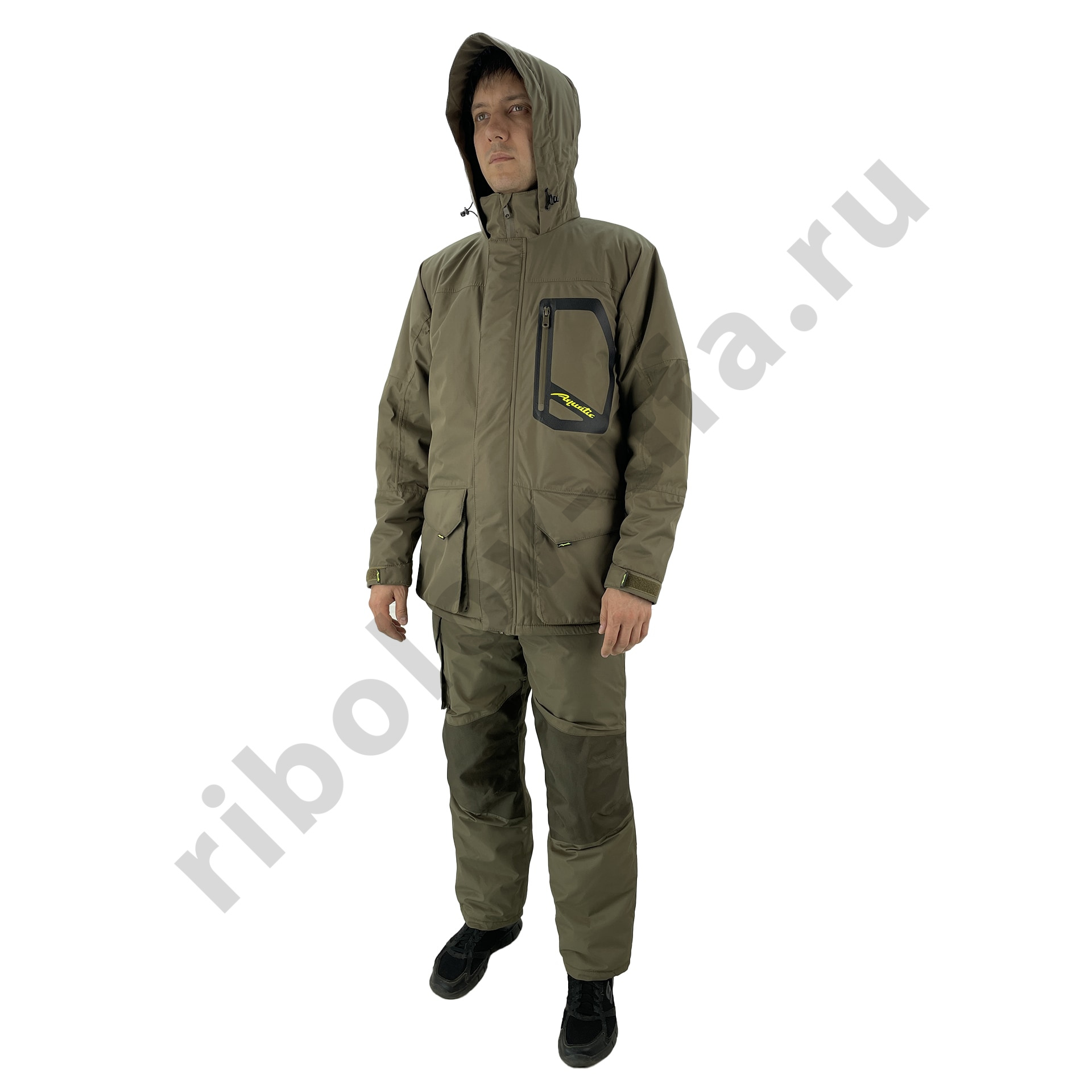 Костюм Aquatic демисезонный К-20ТС (цв. falcon, Soft Shell с мембраной 5000/5000) р. 48-50