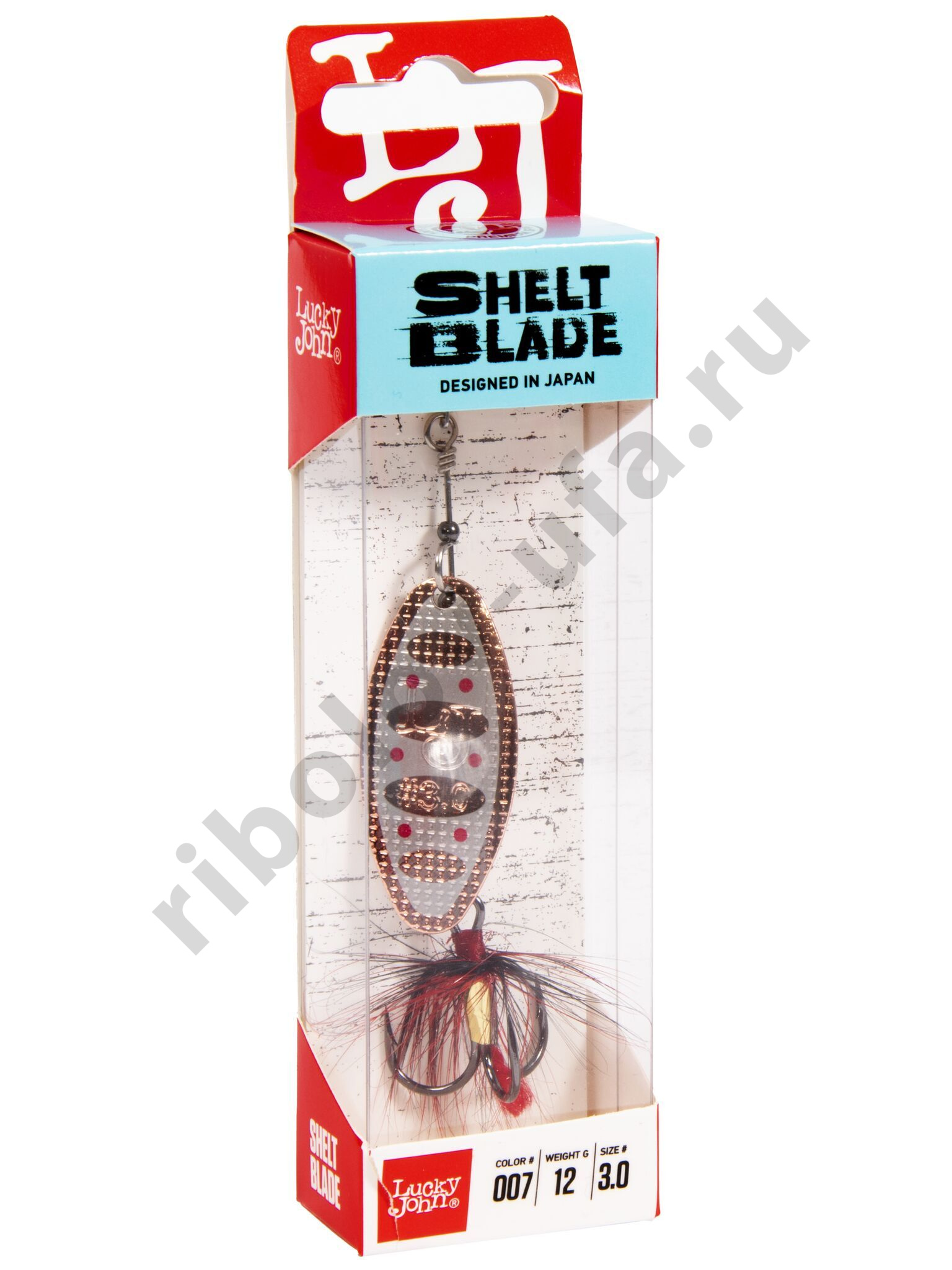 Блесна вращ. Lucky John Shelt Blade 03 12.0 г цв. 007