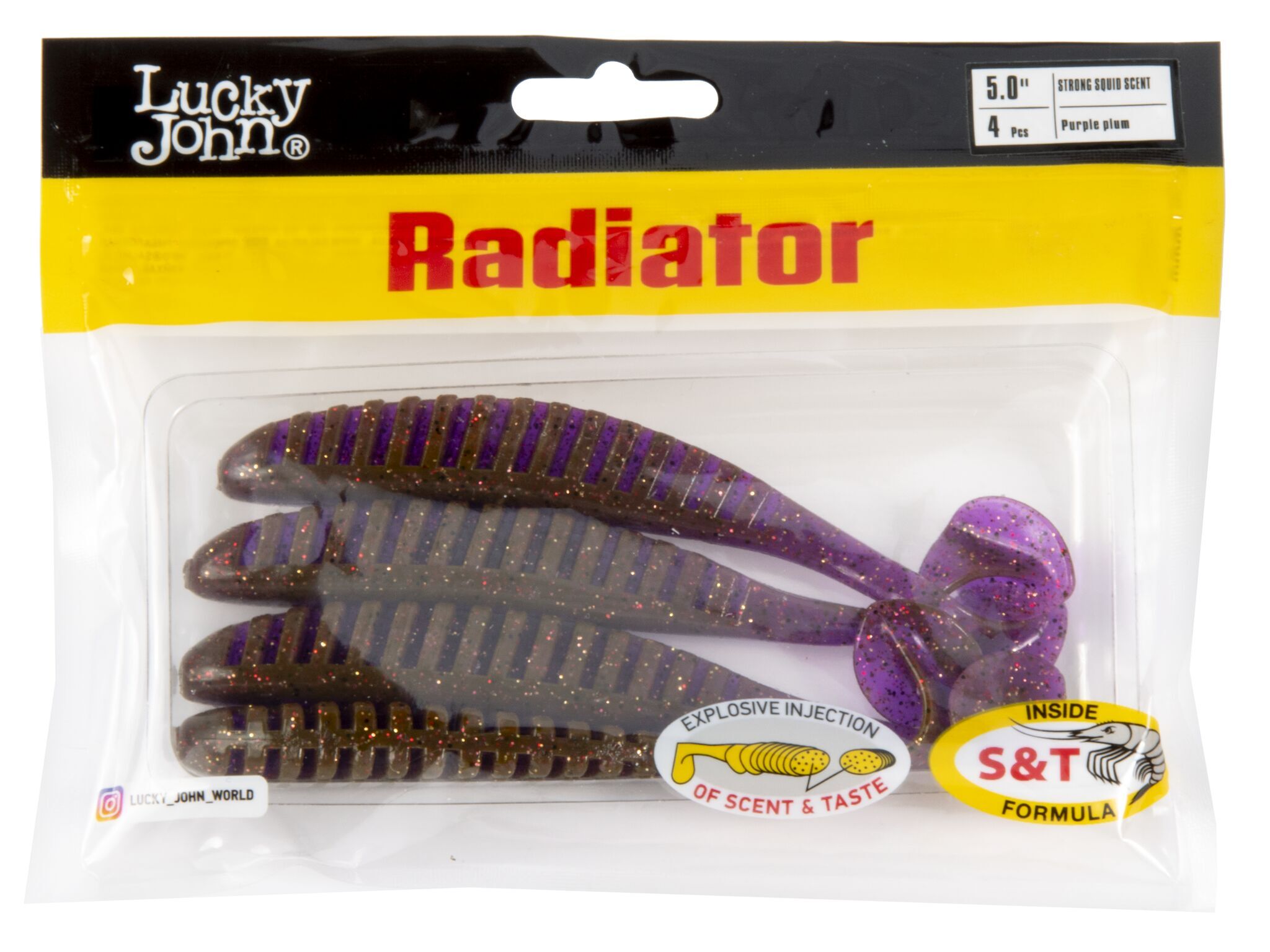 Силиконовая приманка Lucky John Radiator 5.0in 12.5см /S13