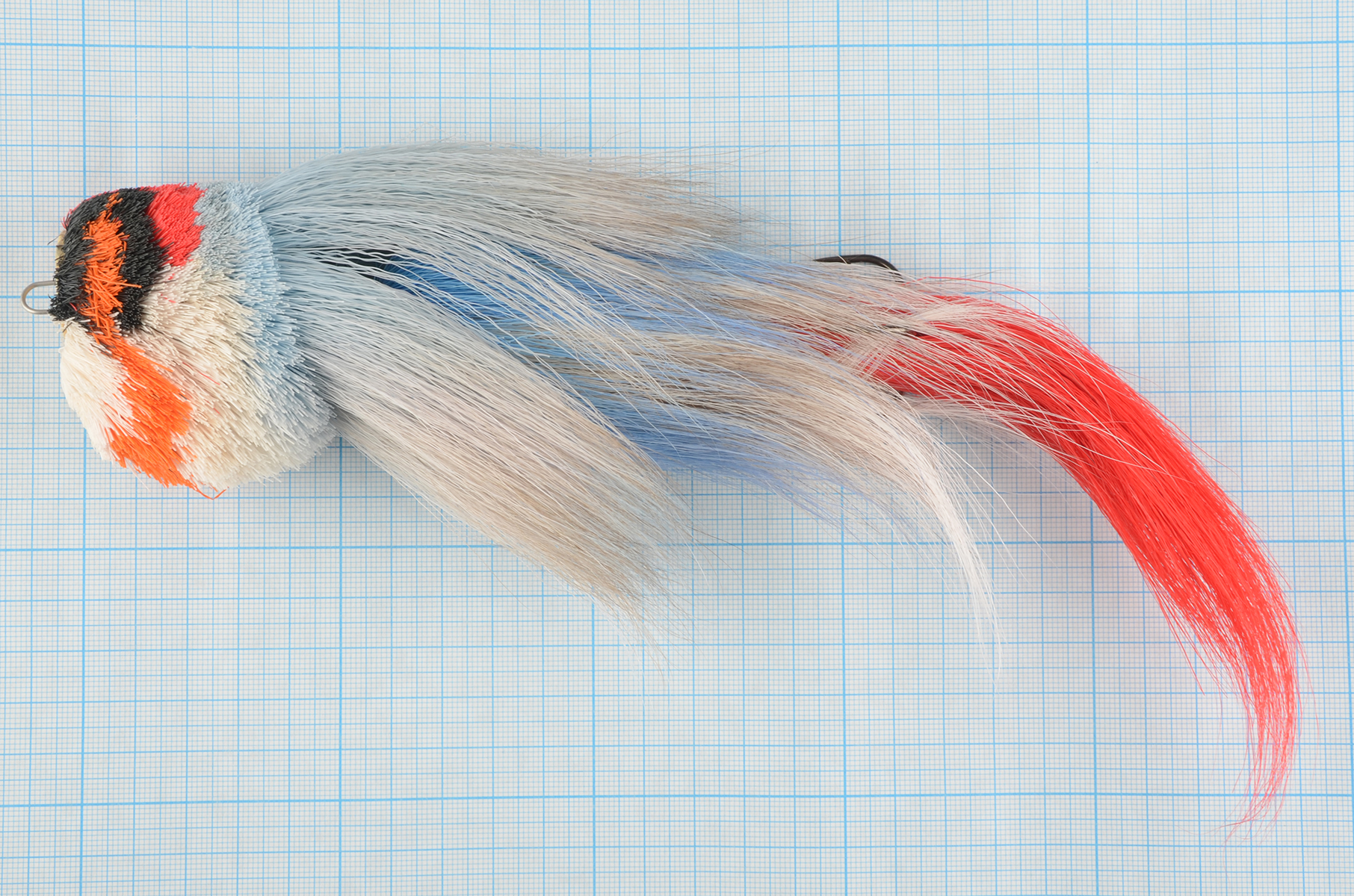 Стример Стримера НН Щука на винной пробке, таймень, кр 12/0, 200мм, Олень (бактейл), перья цв. 49