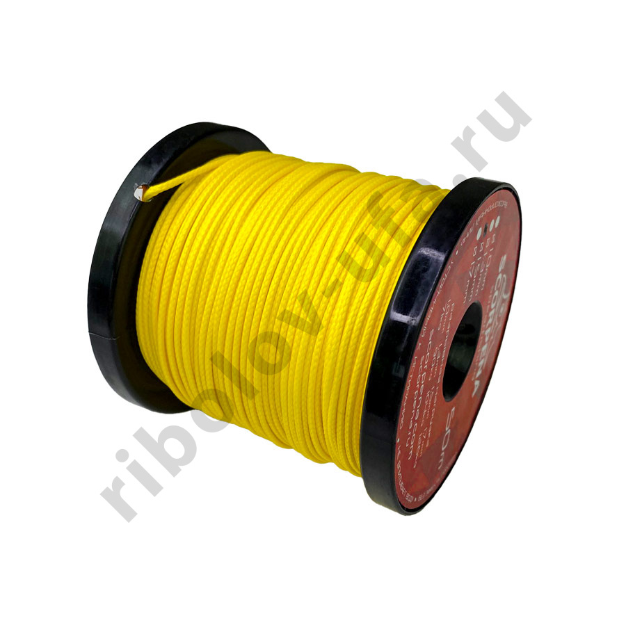 Линь Scorpena высокопрочный UHMW-PE 1.5 мм жёлтый