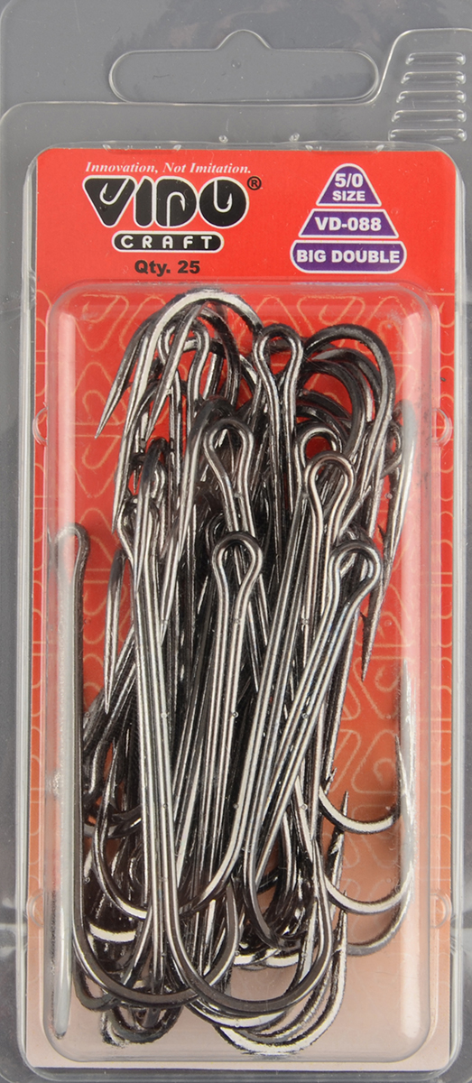 Крючок-двойник Vido Big Double Hooks №5/0 