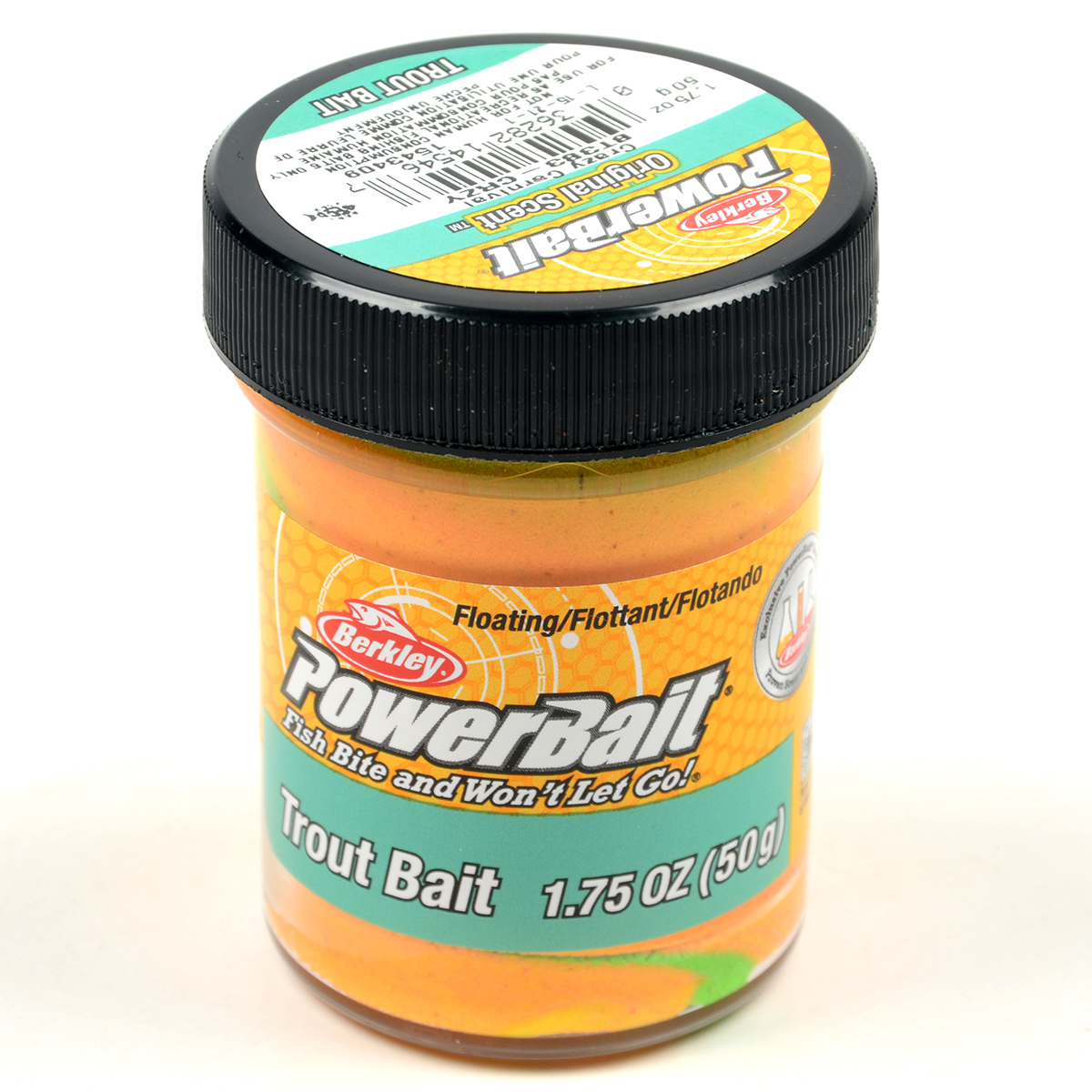 Паста форелевая Berkley PowerBait Trout Bait Triple Swirls Crazy Carnival/Сумасшедший карнавал 50гр