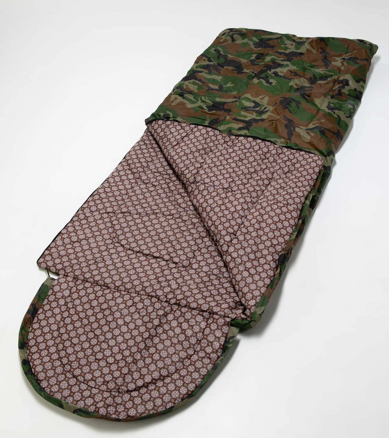 Спальник Huntsman Аляска  -10 С, 250*90см цв.КМФ тк.Оксфорд 