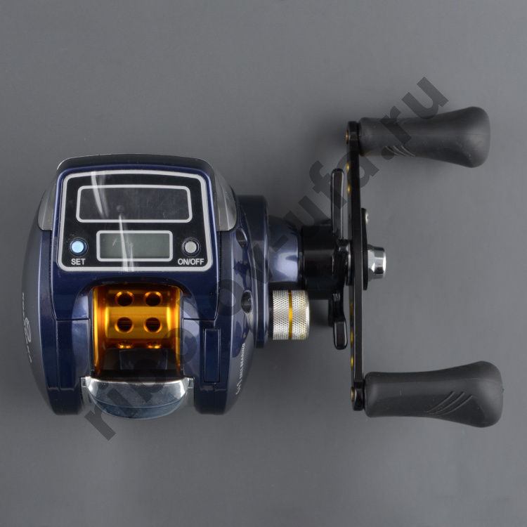 Катушка мульт. Kosadaka мульт Atlas CS 201 L (леворукая) с эл.счетчиком лески