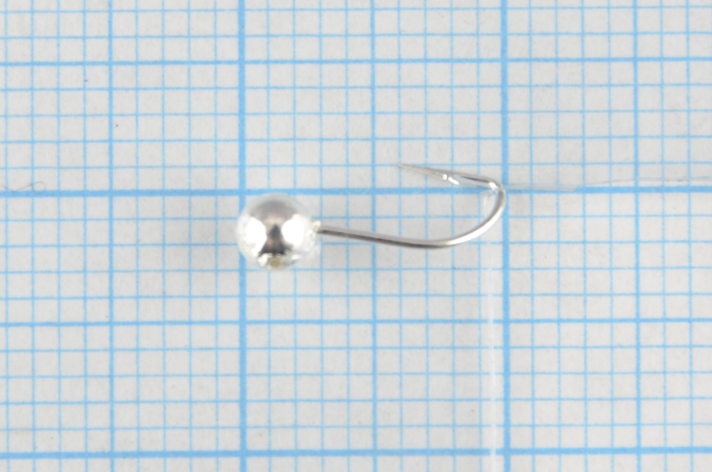 Мормышка литая Marlins Шар 3мм (0,15гр) кр. Crown серебро 7000-102