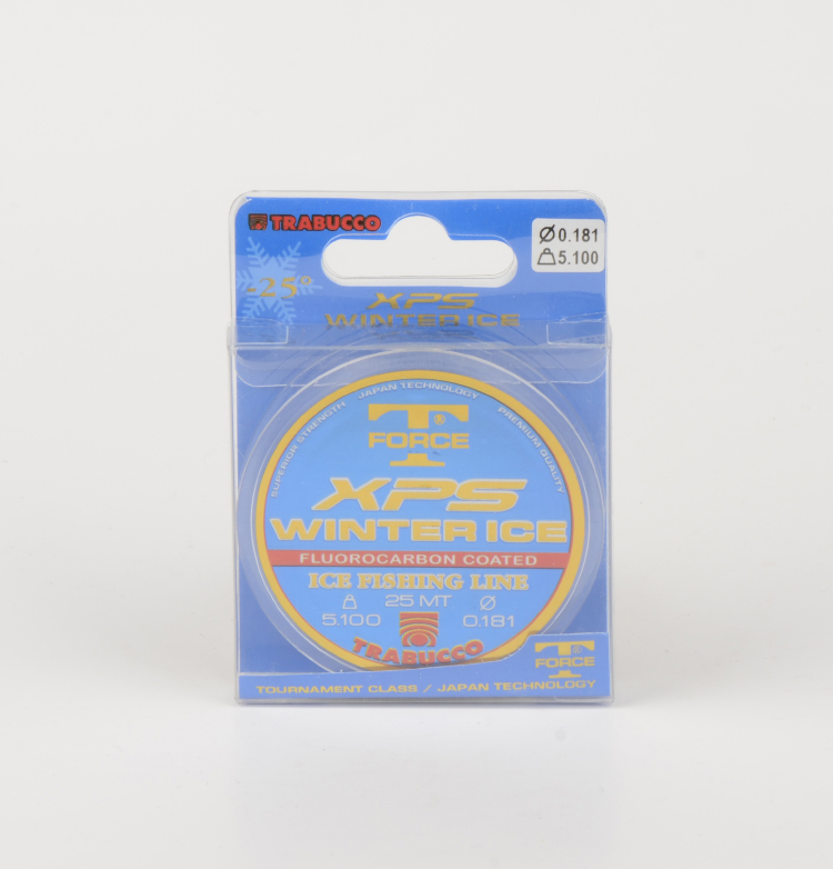 Леска Trabucco T-Force XPS Winter Ice 25м, 0,181 мм (FC покрытие)