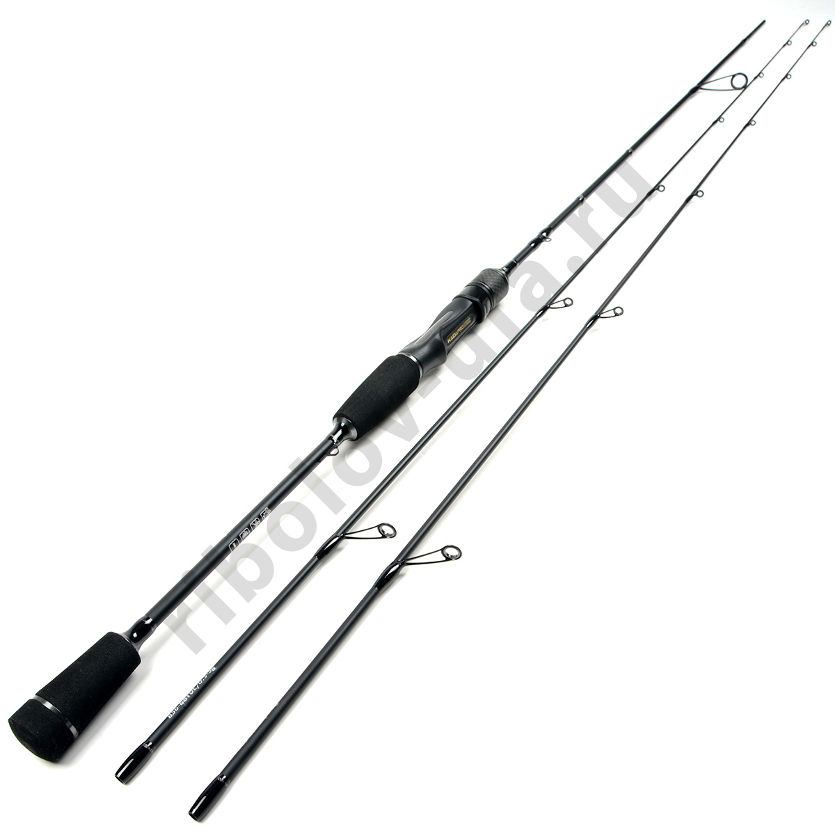 Спиннинг Kaida Pro Ranger 1,98м тест 1-8 / 2-12 с двумя хлыстами