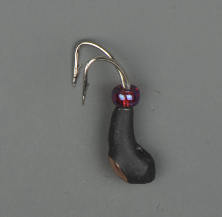 Мормышка Wormix точеная вольфрамовая Коза d=2.5 перевертыш с коронкой арт. 146