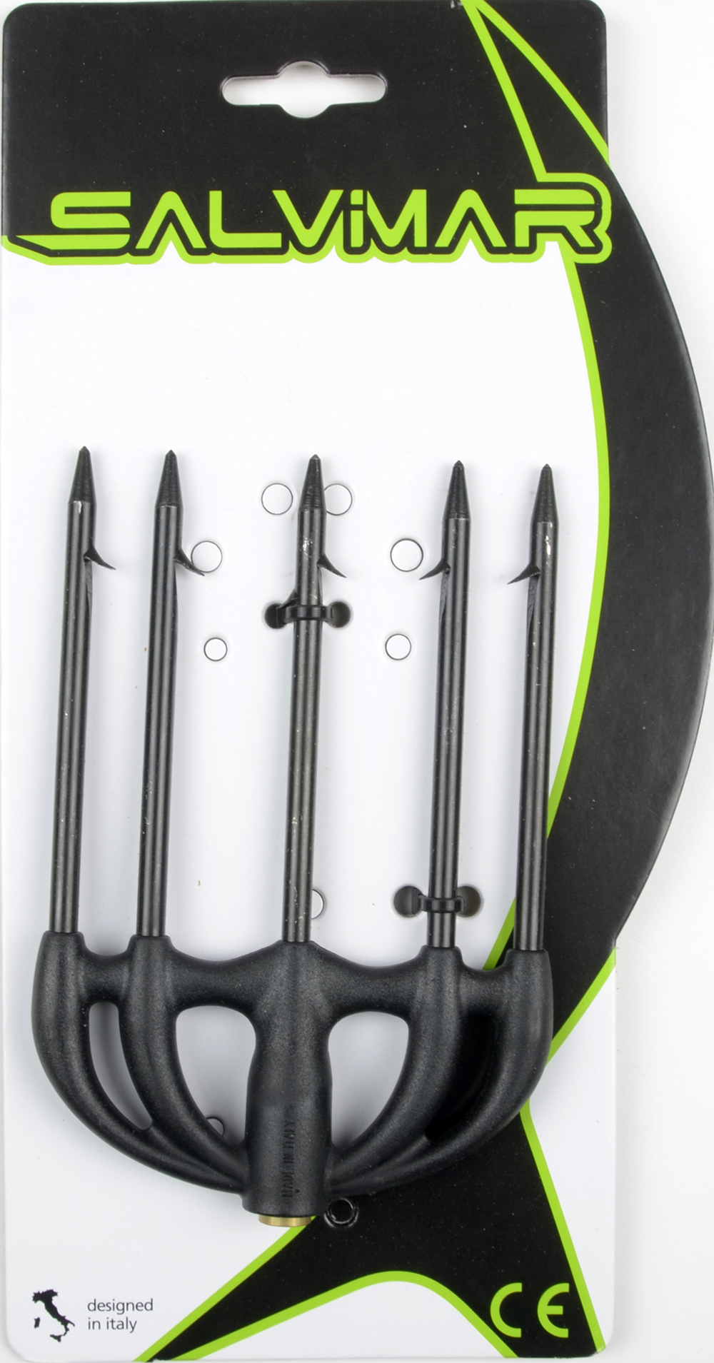 Наконечник Salvimar пятизубый Martin с чёрными зубцами d.5 мм