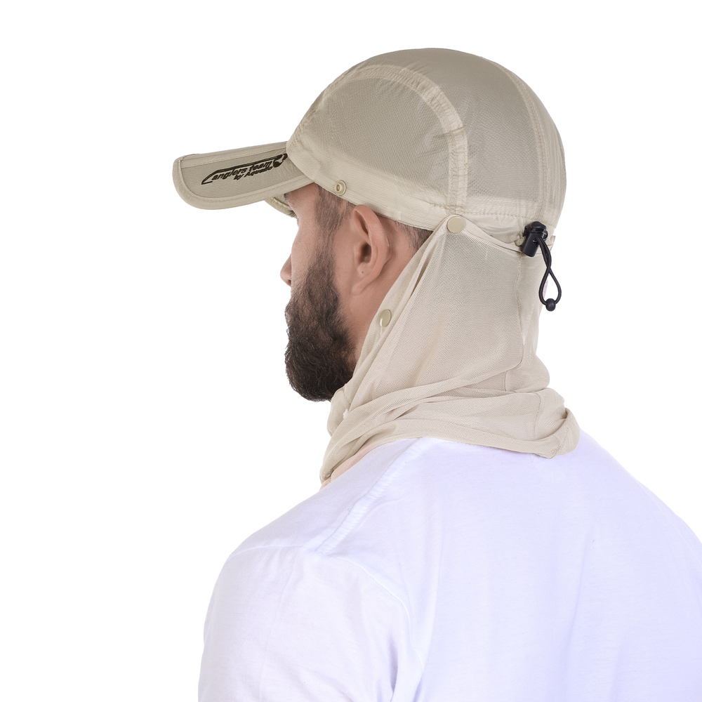 Кепка Aquatic KA-18Б складная с антимоск.бафом цв.бежевый