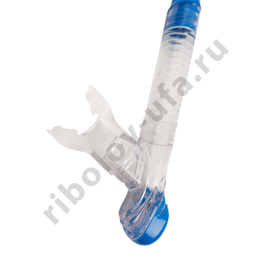 Трубка Scorpena K2 c двумя клапанами, синяя
