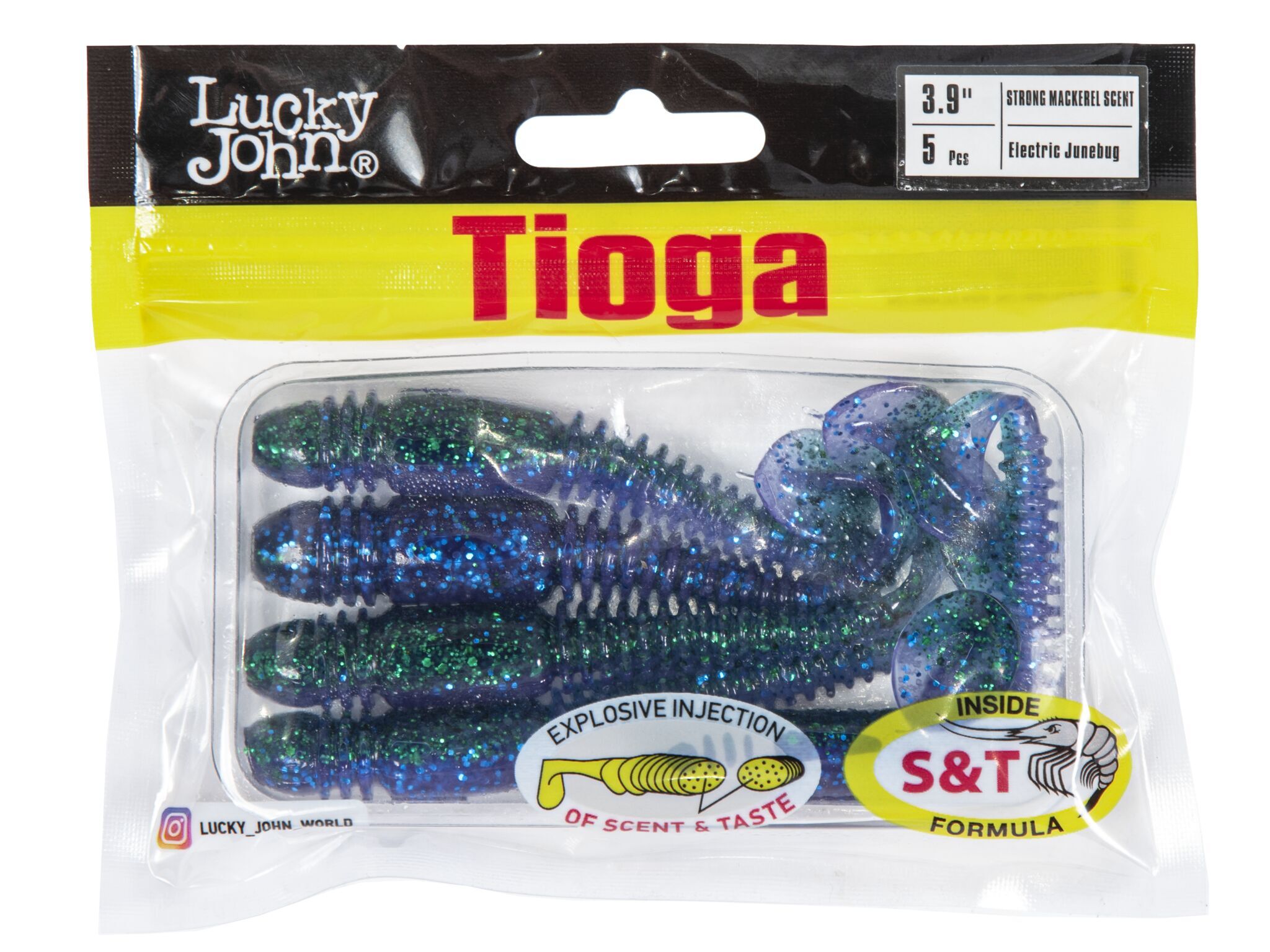 Силиконовая приманка Lucky John Pro Series Tioga 3.9in 9.9см /Z13 (5 шт/уп)