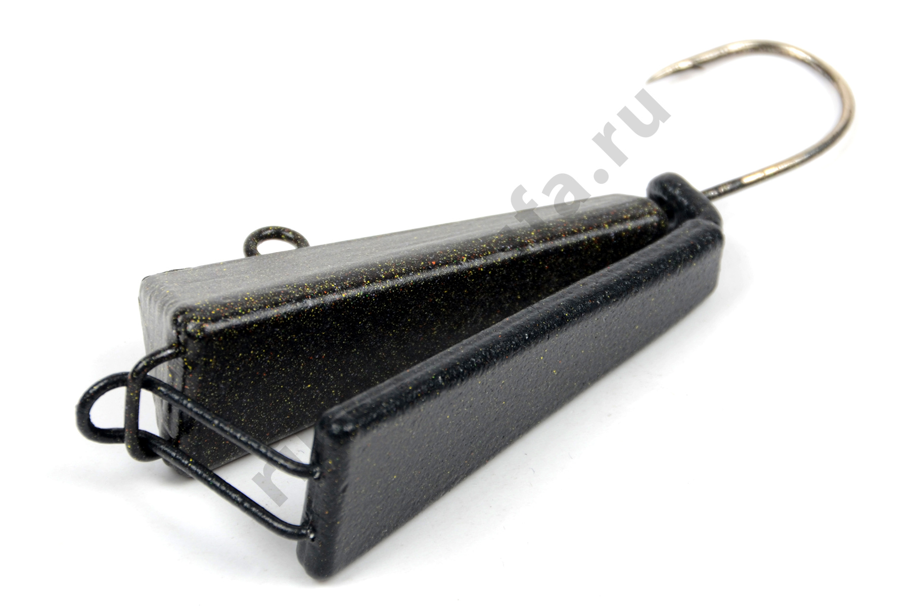 Стукалка на налима Ст.О шумовая свинец крашеная 80 гр.