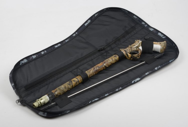 Ружье пневмовакуумное Таймень 600 ф7 (кам.)+Комплект (чехол, гарпун с 2-я фл,упор,насос,зип (к/манж)